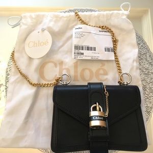 Brand New Chloe Aby Mini Shoulder Goat Skin Purse